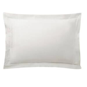 Ralph Lauren Organic Cotton Sateen Border Euro Sham Parchment White NWT